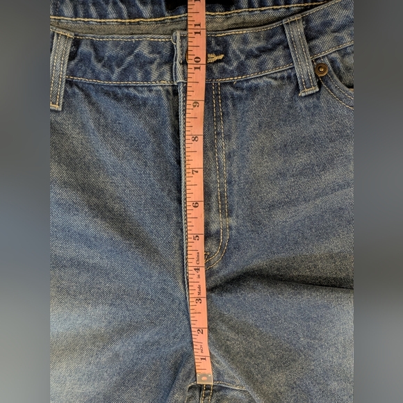 Ed Hardy Y2K Baggy Multi Tattoo Cropped Jeans Heart Dragon Tiger Snake Koi Sz 32 - Picture 12 of 14